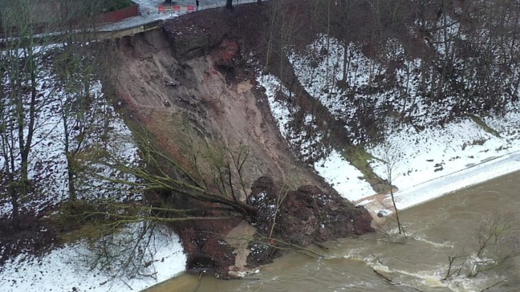 „Šlaitą sutvarkyti kainuos milijonus eurų“: Tauragėje ekstremali situacija kol kas neskelbiama
