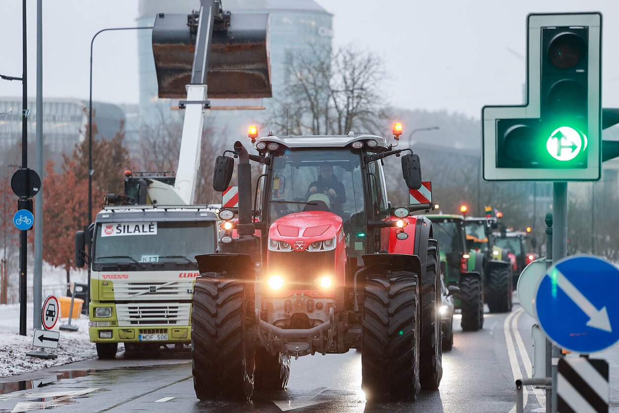 Kelias dienas protestavę ūkininkai iškeliauja namo