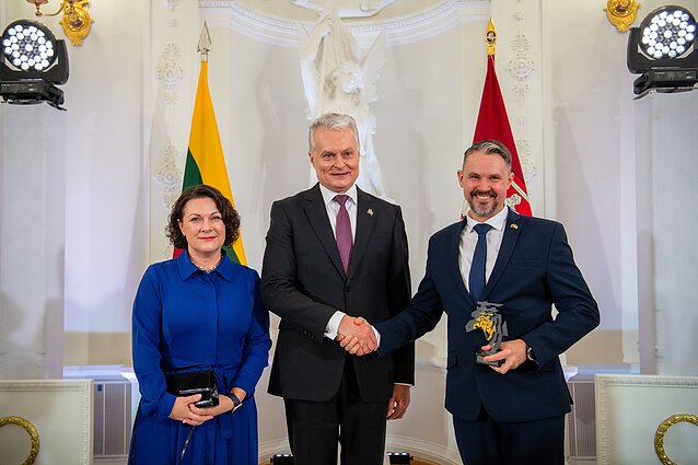 Iniciatyva „Arbatos pertrauka“ sulaukė prezidentūros apdovanojimo