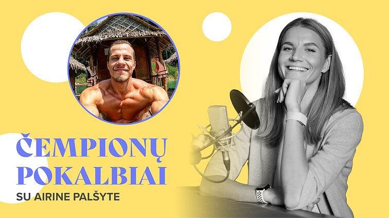 Čempionų pokalbiai su Airine Palšyte. Karjerą baigęs gimnastas Rokas Guščinas: nenoriu sulaukęs 80-ies gailėtis, kad neišbandžiau kūno ribų
