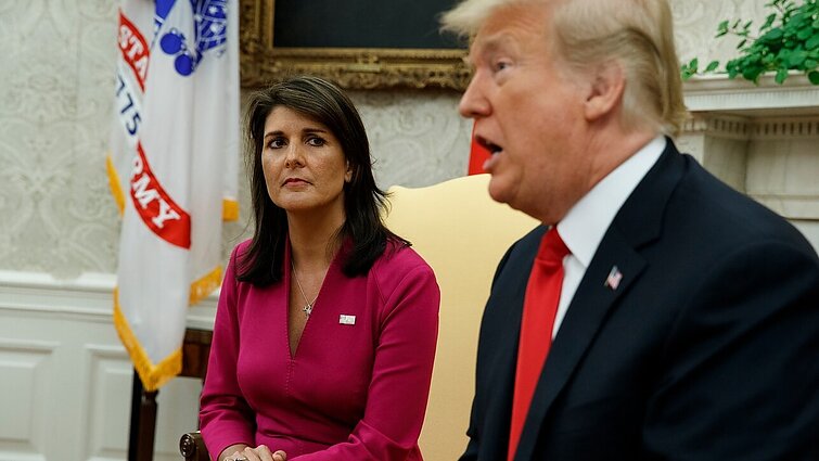 Trumpas dukart iš eilės dviženkle persvara laimėjo respublikonų pirminiuose rinkimuose: Haley žada tęsti kovą