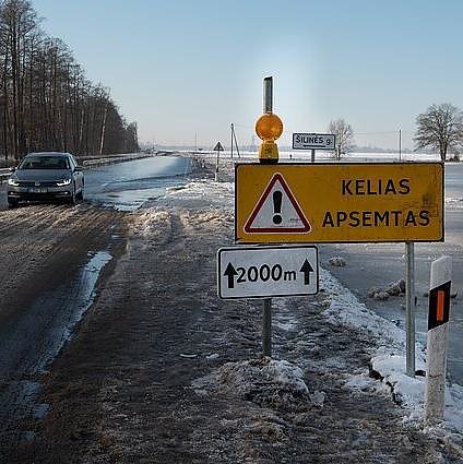 G. Navickaitės/BNS nuotr., Potvynis Šilutės rajone
