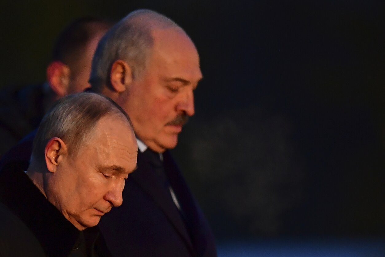Aliaksandras Lukašenka ir Vladimiras Putinas