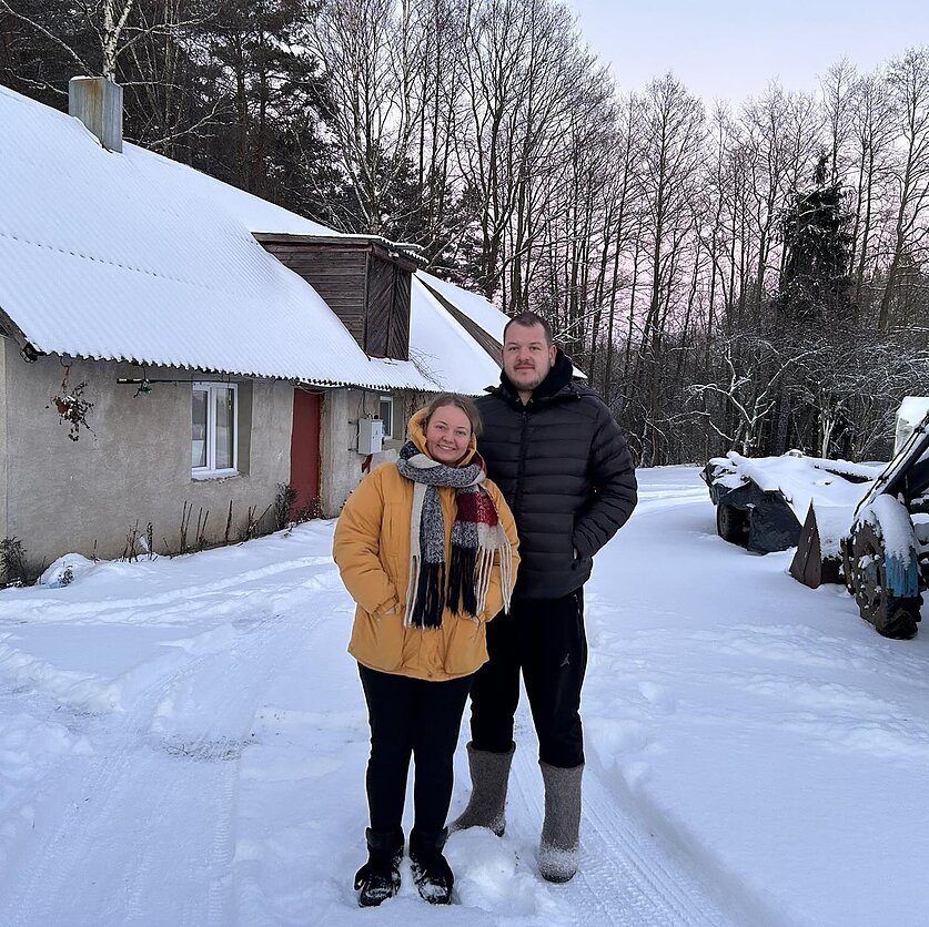 Rūta Simanavičienė, Roberta ir Egidijus Kardonai, ūkininkaujantys Zarasų rajone ir gaminantys džiovintas daržovių sriubas.