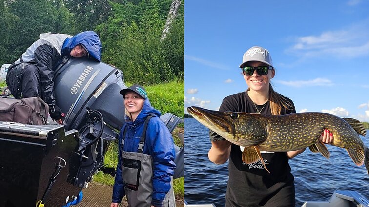 Meilės žvejybai suvienytos Akvilė ir Dainora: veiksmo visada yra