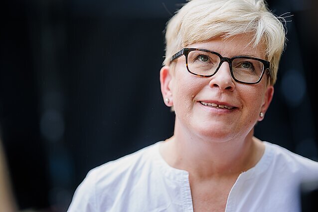 Rokantiškių karinio miestelio atidaryme dalyvavusi Šimonytė: įspūdžiai puikūs