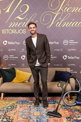 Tomas Vengris savo filmo „5 ½ meilės istorijos viename Vilniaus bute“ nacionalinėje premjeroje
