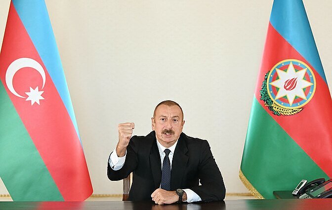 Sąžiningumo nesitiki: Azerbaidžano vadovas paskelbė išankstinius rinkimus, kur vienintelis kandidatas yra jis pats