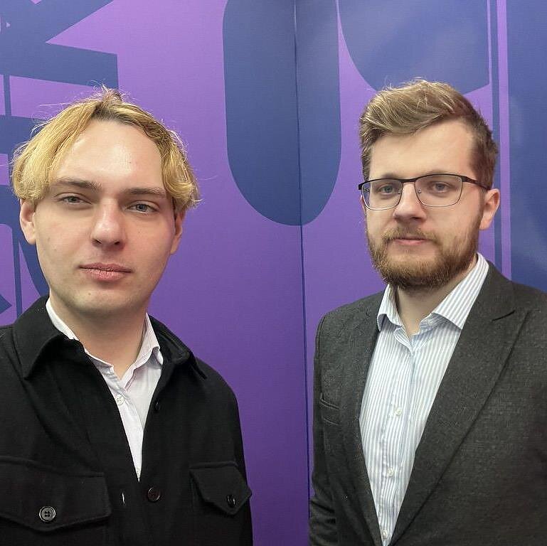 Tomo Rikliaus asmenukė., Tomas Riklius ir Antanas Terleckas.