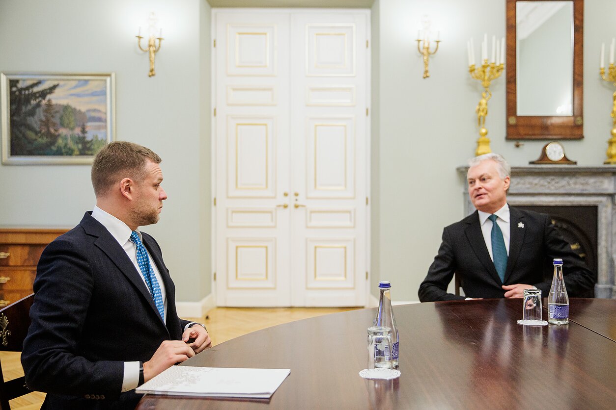 Gabrielius Landsbergis i Gitanas Nausėda
