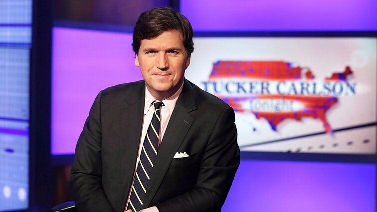 Kongrese bliūkštant viltims susitarti dėl paramos Kyjivui, buvęs „Fox News“ laidų vedėjas Carlsonas ėmė interviu iš Putino