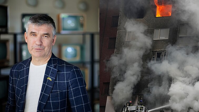 Kyjive masinę ataką patyręs Medalinskas apie keistą miesto realybę: iškart po smūgių žmonės eina į darbus, susitinka kavinėse