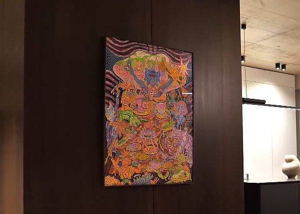 Italų menininko Diego Lazarin paveikslas