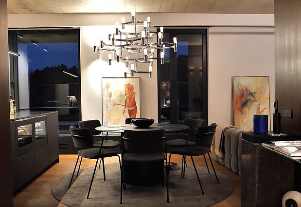 Modelio J. Steponavičiūtės ir prodiuserio A. Vosyliaus namai