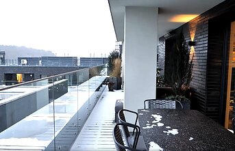 Modelio J. Steponavičiūtės ir prodiuserio A. Vosyliaus namai