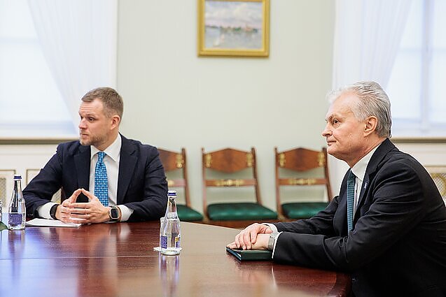 Su Nausėda dėl ambasadorių skyrimo susitikęs Landsbergis: ieškoma visa apimančio sprendimo, tačiau jo dar nėra