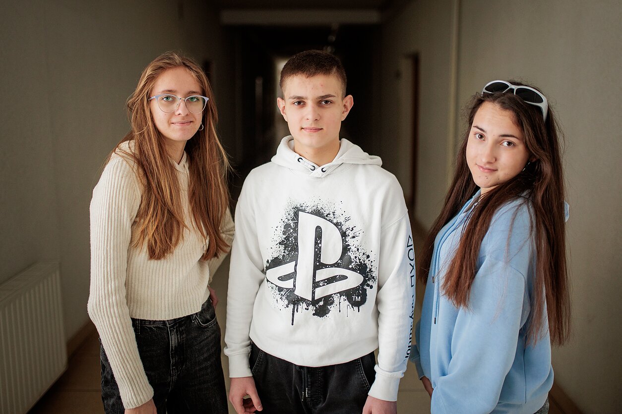 Mila, Pavel, and Masha