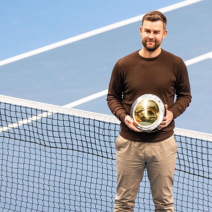 Čempionų pietūs su Laurynu Grigeliu: buvęs tenisininkas dabar sporto paslapčių moko kitus