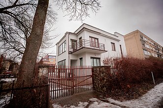 „Nepamirštas Vilnius“. Tarpukario architektūra. Januszo Zosztawto, Irenos Herholdowos namas. A. Mickevičiaus g. 17. Architektas I. Smorgonskis, 1939 m.