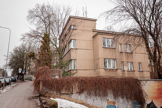 „Nepamirštas Vilnius“. Tarpukario architektūra. Kalinausko g. 3/Rožių al. 1. Architektas I. Smorgonskis, apie 1938 m. 