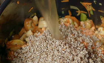 Vegetariško šiupinio gaminimo procesas Vegetariško šiupinio gaminimo procesas
