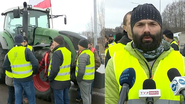 Sienos su Ukraina kirtimo punktus pietryčių Lenkijoje blokuojantys ūkininkai: protestuosime iki galo