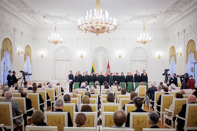 Prezidentūroje įteiktos Nacionalinės kultūros ir meno premijos Prezidentūroje įteiktos Nacionalinės kultūros ir meno premijos