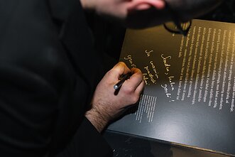 Kazimiero Likšos koncertinio filmo pristatymo akimirka Kazimiero Likšos koncertinio filmo pristatymo akimirka
