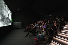 Kazimiero Likšos koncertinio filmo pristatymo akimirka Kazimiero Likšos koncertinio filmo pristatymo akimirka