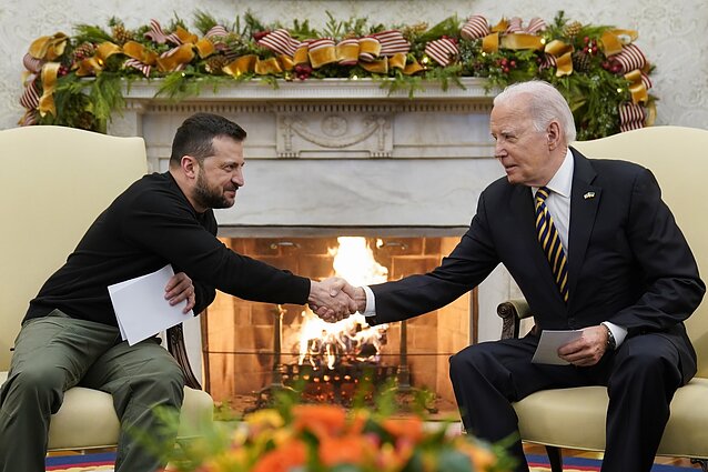 Wołodymyr Zełenski, Joe Biden