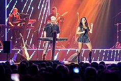 Grupės „Dinamika“ koncerto akimirka
