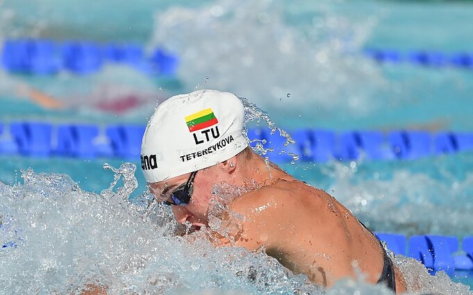 Pasaulio plaukimo čempionate į dar vieną pusfinalį pateko Kotryna Teterevkova