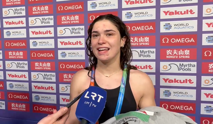 Pilato: šiuo metu Meilutytė yra geriausia, ji pasaulio rekordininkė