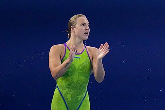 Rūta Meilutytė wins 50m gold in World Championships in Doha