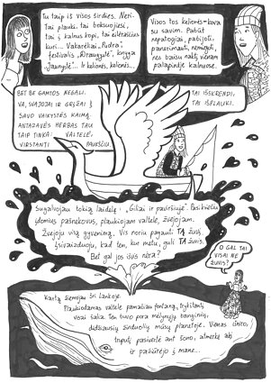 Komiksų knyga „Meko sodas. Apie Joną Meką, įkvėpimus ir plast“