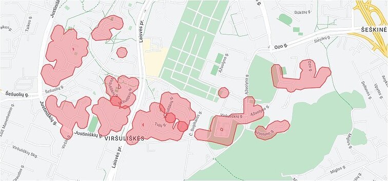 Elektros gedimas Viršuliškėse Elektros gedimas Viršuliškėse