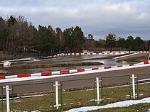 Potvynio užlietas Vilkyčių autosporto kompleksas