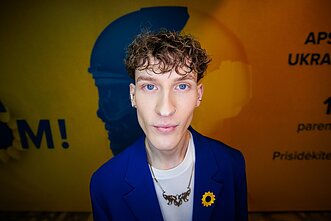Silvester Belt susitiko su Ukrainos atstovėmis „Eurovizijoje“ Jerry Heil ir Alyona Alyona