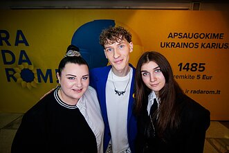 Silvester Belt susitiko su Ukrainos atstovėmis „Eurovizijoje“ Jerry Heil ir Alyona Alyona