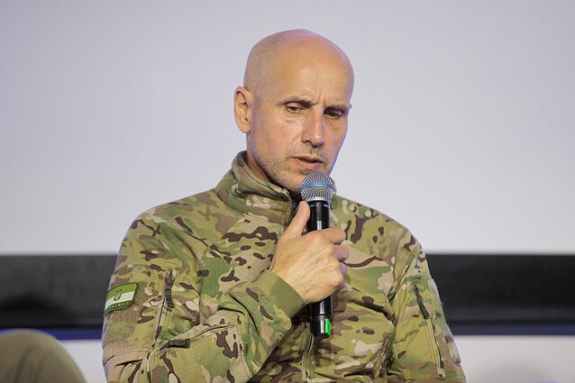 Arūno Kumpio knygos „Ukrainos karo audrose. Savanorio iš Lietuvos dienoraštis (II d.)“ pristatymas. Dalyvavo: Arūnas Kumpis, Jonas Ohmanas, Edmundas Jakilaitis