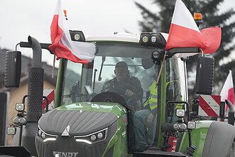 Lenkų ūkininkų protestas