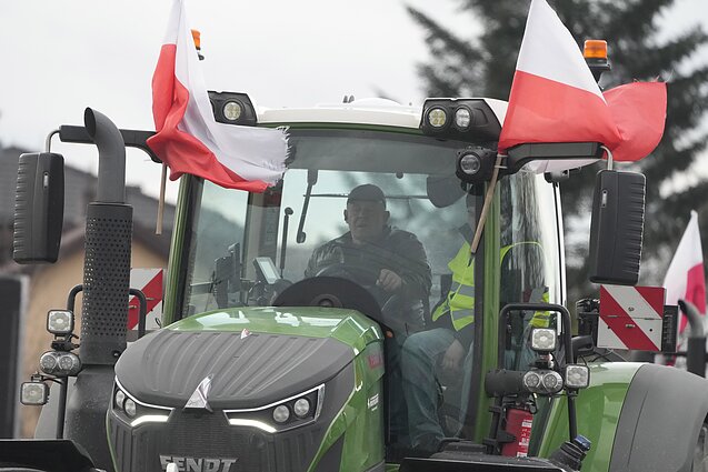 Lenkų ūkininkų protestas