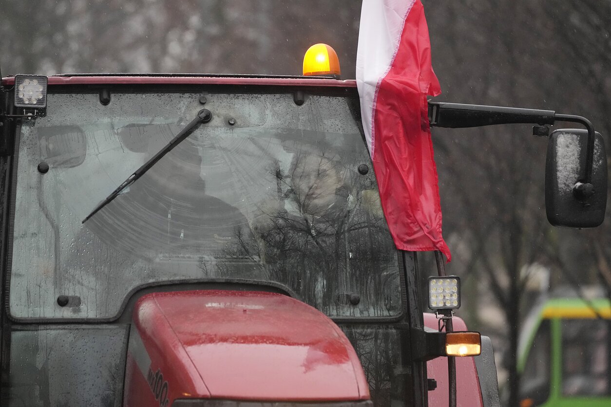 Lenkų ūkininkų protestas