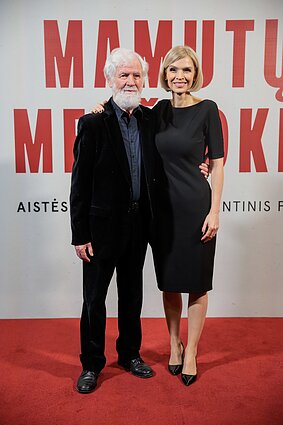 Česlovas Stonys ir Aistė Stonytė. „Mamutų medžioklės“ premjera