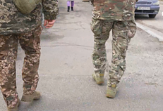 Verbuotojai Ukrainos miestų gatvėse