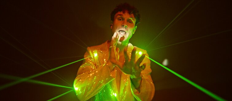 Vaido Baumilos klipo filmavimo akimirka