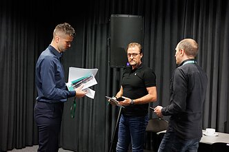 Mantas Kalnietis ir Glennas Stahlis Mantas Kalnietis ir Glennas Stahlis