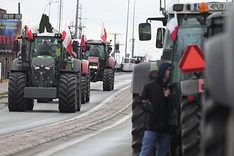 Lenkijos ūkininkai protestuoja pasienyje