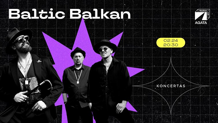 Knygų mugė 2024. Muzikos salės koncertai. Baltic Balkan