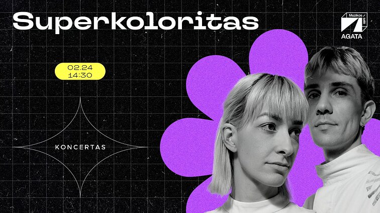 Knygų mugė 2024. Muzikos salės koncertai. Superkoloritas